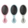 imageConair Detangling Hair Brush Set 3 Pack For Wet Dry and All Hair Types Detangling Brushes for Women in Tartan Red GreenPink  Blue  Silver