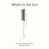 imageConair Double Ceramic Straightening Brush Heated Straightening Brush for Smooth Shiny Hair VShaped Heat Bristles for Closer Contact15