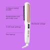 imageConair Double Ceramic Straightening Brush Heated Straightening Brush for Smooth Shiny Hair VShaped Heat Bristles for Closer Contact15