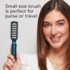 imageConair Grip ampamp Lift Vent Hairbrush 2PK FullSize and MidSize Brush Set Nylon Bristle Hairbrushes for Blowout Styling Value PackTeal
