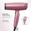 imageConair Hair Dryer with Diffuser and Folding Handle Travel Friendly Hair Dryer Radiance Boost Blow Dryer for Less Frizz More Shine and Irresistibly Silky Hair Includes Diffuser and Concentrator