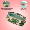 imageConair Makeup Bag  Travel Toiletry Bag  Cosmetic Bag  Toiletry Bag for Women  Great for Makeup Brushes  Pink Palm Print