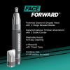 imageConair Men Ear Nose and Eyebrow Trimmer Patented 360 Bevel Blade for No Pulls Nicks or Cuts Guaranteed Nose Hair Trimmer for Men NonSlip Grip 5Piece Kit with Travel CaseMens Multi Attachment Heads  Storage Case