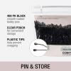 imageConair Pin ampamp Match Bobby Pins  hair accessories for women  Bobby Pins Black  Includes Storage Container  75 CountBlack