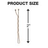 imageConair Pin ampamp Match Bobby Pins  hair accessories for women  Bobby Pins Black  Includes Storage Container  75 CountBrown