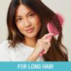 imageConair Scalp Care Detangling hairbrush  Curly Hair Brush  Scalp Massager  hairbrushes for women ampamp men  detangler for all lengths and types  can use wet or dry  Red RushPink Palse