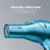 imageINFINITIPRO by CONAIR Hair Dryer with Diffuser Quick Style ampamp Shine Blow Dryer FrizzFree Hair BlueAqua