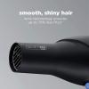 imageINFINITIPRO by CONAIR Hair Dryer with Diffuser Quick Style ampamp Shine Blow Dryer FrizzFree Hair BlueBlack