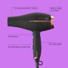 imageINFINITIPRO by CONAIR Hair Dryer with Diffuser Quick Style ampamp Shine Blow Dryer FrizzFree Hair BlueBlack With Bonus Diffuser and Concentrator