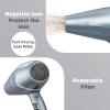 imageINFINITIPRO by CONAIR Hair Dryer with Diffuser Quick Style ampamp Shine Blow Dryer FrizzFree Hair BlueBlue