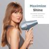 imageINFINITIPRO by CONAIR Hair Dryer with Diffuser Quick Style ampamp Shine Blow Dryer FrizzFree Hair BlueBlue