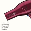 imageINFINITIPRO by CONAIR Hair Dryer with Diffuser Quick Style ampamp Shine Blow Dryer FrizzFree Hair BlueBurgundy With Bonus Brush