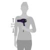 imageINFINITIPRO by CONAIR Hair Dryer with Diffuser Quick Style ampamp Shine Blow Dryer FrizzFree Hair BlueDark Purple