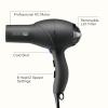 imageINFINITIPRO by CONAIR Hair Dryer with Diffuser Quick Style ampamp Shine Blow Dryer FrizzFree Hair BlueGrey With Bonus Brush