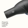 imageINFINITIPRO by CONAIR Hair Dryer with Diffuser Quick Style ampamp Shine Blow Dryer FrizzFree Hair BlueGrey With Bonus Brush