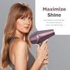 imageINFINITIPRO by CONAIR Hair Dryer with Diffuser Quick Style ampamp Shine Blow Dryer FrizzFree Hair BluePurple