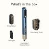 imageInfiniti PRO by CONAIR DigitalAIRE Hair Dryer Drying Wand Straightener and Styler Ionic AllinOne Digital Motor Blow Dryer Includes 4 HighPerformance Attachments Dark Blue