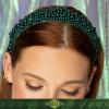 imageWicked Elphaba Pearl Headband  hair accessories  hair accessories for girls  gifts for her  Scunci by ConairEmerald City Green