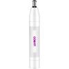 imageConair GIRLBOMB Nose Hair Trimmer for Women BatteryOperated Face Hair Removal for Women DiamondShaped 360 Beveled Blade LED Light Packaging May Vary WhiteWhite  Purple