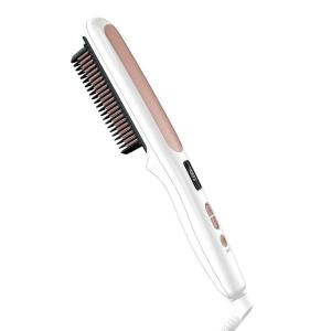 imageConair Double Ceramic Straightening Brush Heated Straightening Brush for Smooth Shiny Hair VShaped Heat Bristles for Closer Contact15