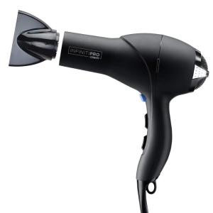imageINFINITIPRO by CONAIR Hair Dryer with Diffuser Quick Style ampamp Shine Blow Dryer FrizzFree Hair BlueBlack