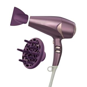 imageINFINITIPRO by CONAIR Hair Dryer with Diffuser Quick Style ampamp Shine Blow Dryer FrizzFree Hair BluePurple