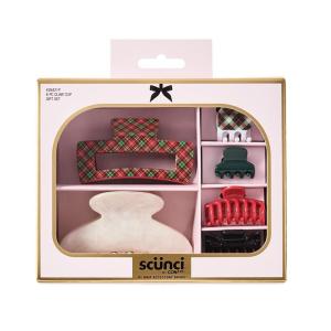 imageScunci by Conair 6pk Pastel Gift Set  Claw Clips  hair accessories for girls and women  teen girl gifts trendy stuff  for all hair types  Assorted Colors and StylesAssorted 2