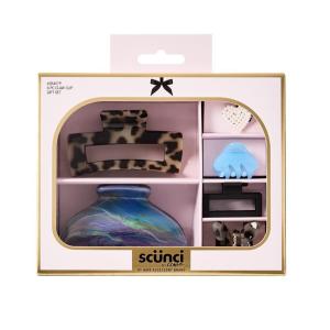 imageScunci by Conair 6pk Pastel Gift Set  Claw Clips  hair accessories for girls and women  teen girl gifts trendy stuff  for all hair types  Assorted Colors and StylesAssorted 3