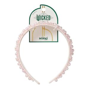 imageWicked Elphaba Pearl Headband  hair accessories  hair accessories for girls  gifts for her  Scunci by ConairGlinda Pink 1