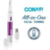 imageConair Allin1 Facial Hair Trimmer for Women Perfect for Face EarNose and Eyebrows BatteryPoweredWhite