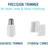 imageConair Allin1 Facial Hair Trimmer for Women Perfect for Face EarNose and Eyebrows BatteryPoweredWhite