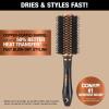 imageConair Copper Collection Round Hair Dryer Brush  Blow Out Styler for Voluminous Looks