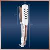 imageConair Double Ceramic Flat Iron 1Inch Flat Iron Hair Straightener Five Heat Settings Extra Long Floating Plates WhiteWhite
