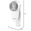 imageConair Fabric Shaver and Lint Remover Rechargeable Portable Clothes Shaver with 3 Settings Fuzz Remover for Sweaters Clothing and Furniture Large 2Inch Shaving Head White