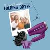 imageConair Hair Dryer Worldwide Travel Hair Dryer with Smart Voltage Technology and Folding Handle Includes ConcentratorPurple
