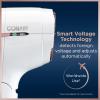imageConair Hair Dryer Worldwide Travel Hair Dryer with Smart Voltage Technology and Folding Handle Includes ConcentratorWhite