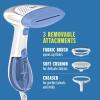 imageConair Handheld Garment Steamer for Clothes ExtremeSteam 1200W Portable Handheld DesignWhiteBlueWhite  Blue