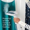 imageConair Handheld Garment Steamer for Clothes Turbo ExtremeSteam 1875W Fabric Steamer Portable Handheld Design Strong Penetrating Steam WhiteChampagneBlue