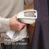 imageConair Handheld Garment Steamer for Clothes Turbo ExtremeSteam 1875W Fabric Steamer Portable Handheld Design Strong Penetrating Steam WhiteChampagneWhite