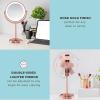 imageConair Lighted Makeup Mirror LED Vanity Mirror 1X10X Magnifying Mirror Double Sided Battery Operated in Rose GoldRose Gold 1X10X Magnification