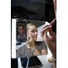 imageConair Lighted Makeup Mirror LED Vanity Mirror 1X5X Magnifying Mirror with Adjustable Telescoping Corded in Brushed NickelGet Ready Mirror with Phone Holder
