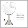 imageConair Lighted Makeup Mirror LED Vanity Mirror 1X5X Magnifying Mirror with Adjustable Telescoping Corded in Brushed NickelHandheld Vanity Mirror with Removal Base