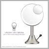 imageConair Lighted Makeup Mirror LED Vanity Mirror 1X5X Magnifying Mirror with Adjustable Telescoping Corded in Brushed NickelHandheld Vanity Mirror with Removal Base