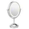 imageConair Lighted Makeup Mirror LED Vanity Mirror 1X7X Magnifying Mirror Double Sided Battery Operated in Polished Chrome48L x 82W