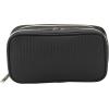 imageConair Makeup Bag  Travel Toiletry Bag  Cosmetic Bag  Toiletry Bag for Women  Double Zip Organizer  Tropical PrintBlack