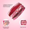 imageConair Makeup Bag  Travel Toiletry Bag  Cosmetic Bag  Toiletry Bag for Women  Double Zip Organizer  Tropical PrintGlinda Pink