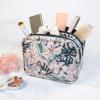 imageConair Makeup Bag  Travel Toiletry Bag  Cosmetic Bag  Toiletry Bag for Women  Double Zip Organizer  Tropical PrintTropical