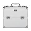 imageConair Makeup Beauty Case  Cosmetic Case with Expandable Shelves and Locking Latch  Professional makeup case  Silver Diamond  London SOHO New York by ConairSilver