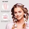imageConair Satin Heatless Curls Set  Heatless curls overnight heatless curls headband  includes 1 Long Satin Roller 2 Ponytailers and 2 Clips