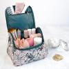 imageConair Travel Makeup Bag Large Toiletry and Cosmetic Bag with Internal Organizer Perfect for Weekend Getaways or Long Vacations Weekender Shape in Tropical Print